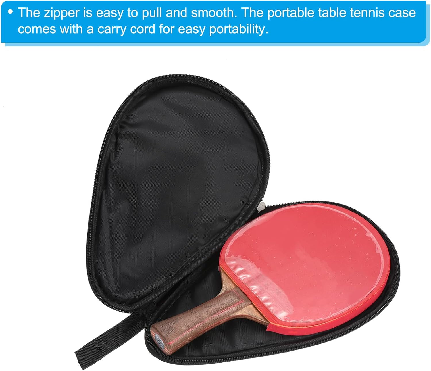 Ping Pong Paddle Case, Table Tennis Racket Case Soft Cover Container Bag Gourd Shape for Sports